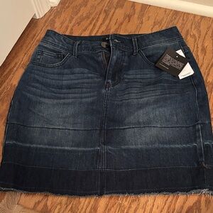 Baccini Dark Blue Mini Skirt